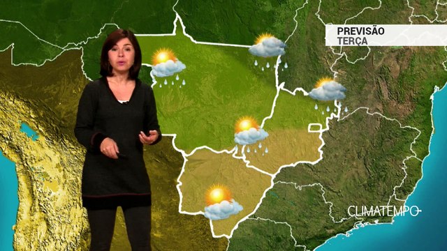 Previsão Centro-Oeste – MT com algumas pancadas