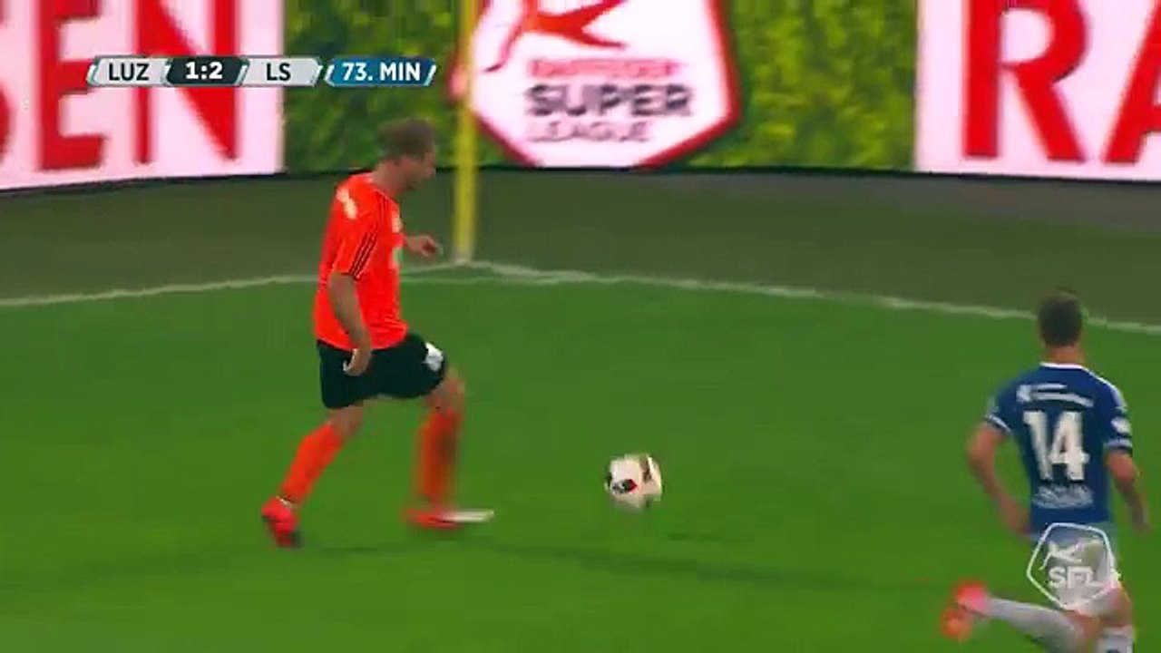 Luzern 1:3 Lausanne (Swiss Super League 9. Runde 2016/2017 24 .September 2016)