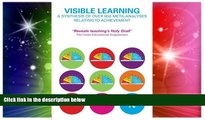 Big Deals  Visible Learning: A Synthesis of Over 800 Meta-Analyses Relating to Achievement  Free