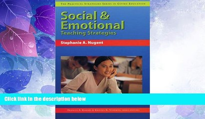 Big Deals  Social   Emotional Teaching Strategies (Practical Strategies Series in Gifted