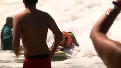 Un torneo de surf… para perros