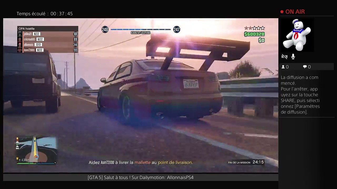 GTA 5 Online avec Cricrou685, ASM72000 et Jeliko21 - 26/09/16