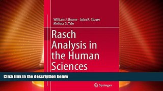 Big Deals  Rasch Analysis in the Human Sciences  Best Seller Books Most Wanted