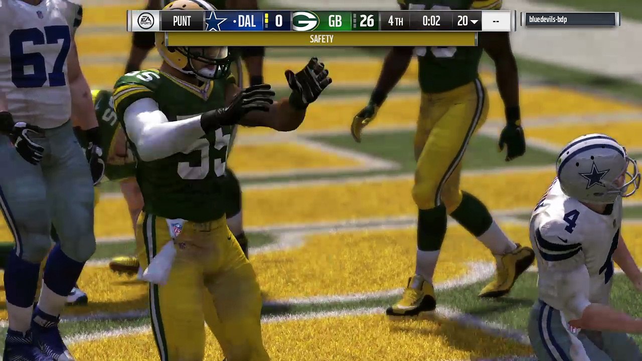 Best {SAFTY} punt return ever!!!!!
