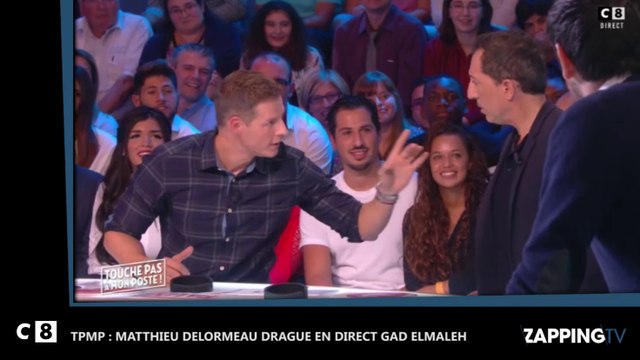 TPMP : Matthieu Delormeau drague Gad Elmaleh, malaise sur le plateau (Vidéo)