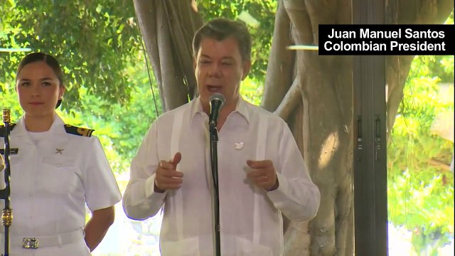 Colombia peace deal 'the victory of our forces': Santos