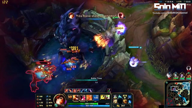 LoL Epic Moments #56 - One Ult [Miss Fortune] Baron steal & ACE enemy Team League of Legends