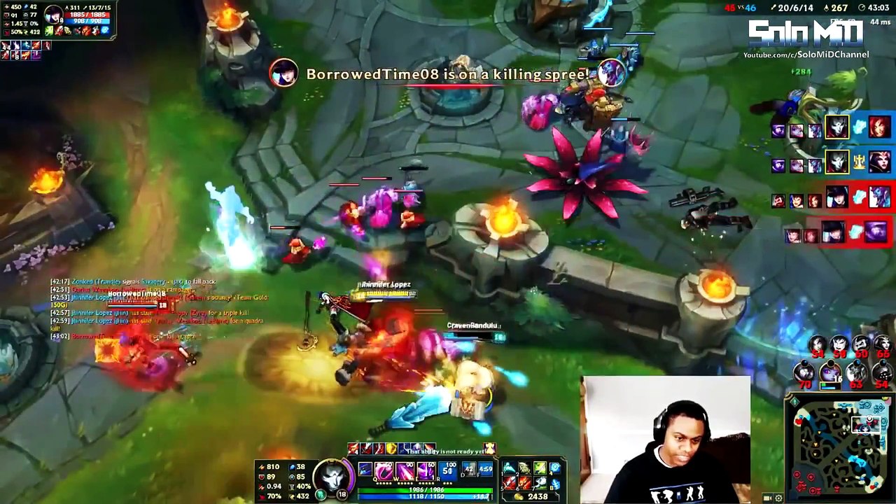 LoL Funny Fails Moments #12  Epic Lee Sin Insec Fail with Sion   League of Legends (SoloMiD)