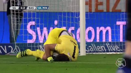 FC St. Gallen 1:3 FC Basel (Swiss Super League 9. Runde 2016/2017 24 .September 2016)