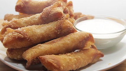 Buffalo Chicken Egg Rolls - A Weird But Delicious Food Mashup