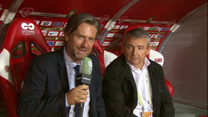 Brest - Reims : Interview de Denis Le Saint à la mi-temps