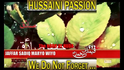 NOORUL HUDA KAZMI - JAFFAR SADIQ MARYO WIYO -NOHAY 2017