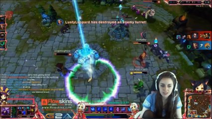 TOP 5 Twitch Girls RAGE compilation. League of Legends. !