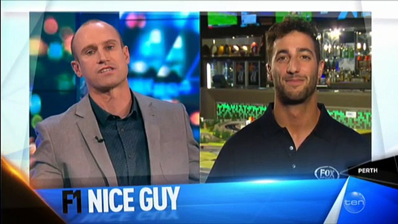 The Project TV: Daniel Ricciardo interview (2016)