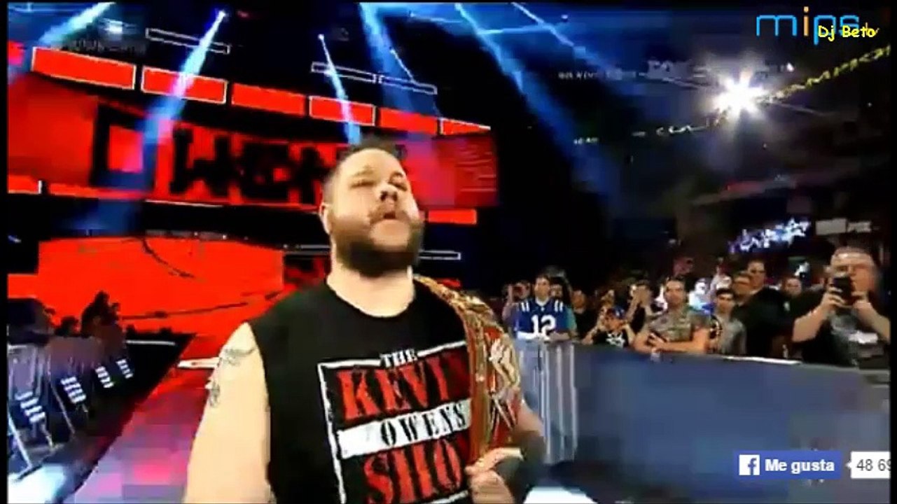 Kevin Owens vs Seth Rollins [25SEP16] español