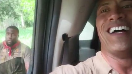 Kevin Hart Teases Dwayne 'The Rock' Johnson For Being Driven Around