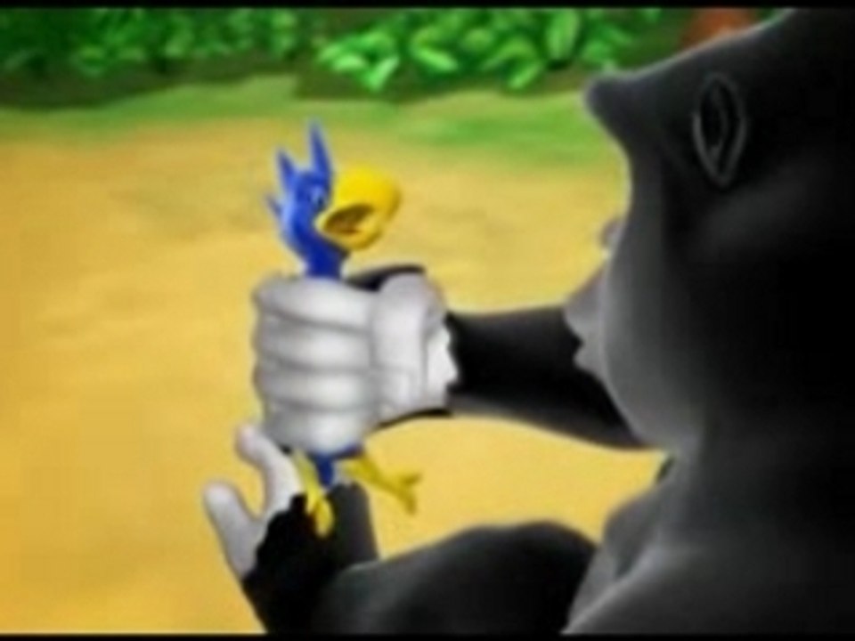 Kong et l'oiseau