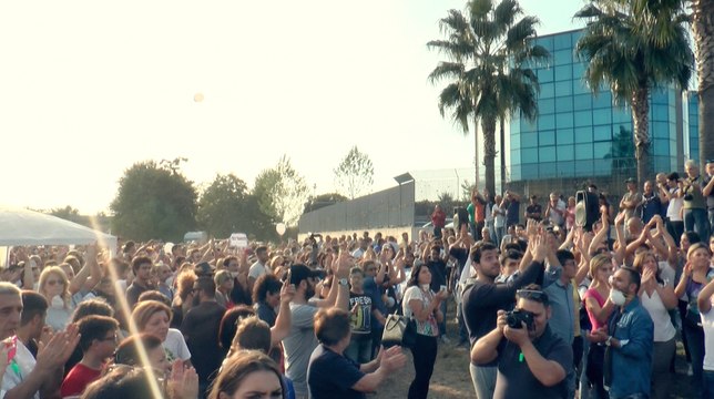 Gricignano (CE) - No alla puzza, la protesta dei cittadini contro Ecotransider (26.09.16)