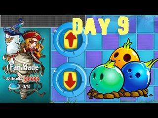 Plants vs. Zombies 2 - Fan Made World by OyKus - Level 9 (Special Delivery)
