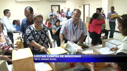 Licitan compra de medicinas en el Hospital Mario Rivas