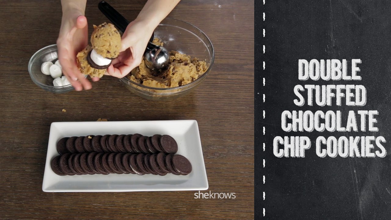 Double Stuffed Chocolate Chip Cookie