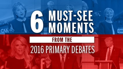 Скачать видео: Re-watch these 6 key moments from the primary debates