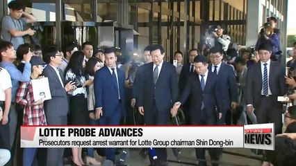 Prosecutors request arrest warrant for Lotte Group chairman Shin Dong-bin