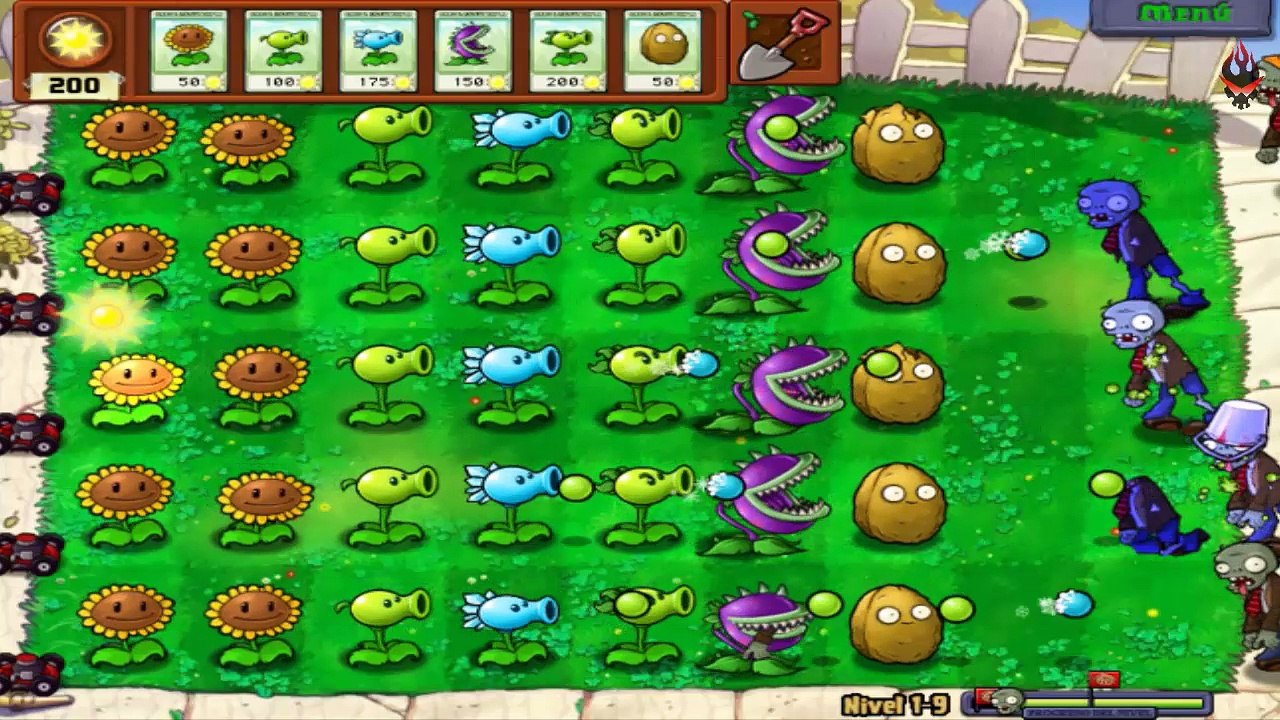 Plantas Vs Zombis Nivel 1.9