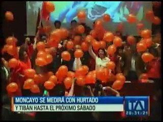 Moncayo se medirá ante Hurtado y Tibán hasta el próximo sábado