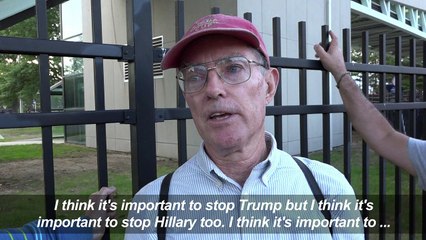 Protestors weigh in on presidential candidates outside debate
