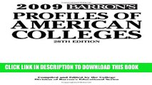 [PDF] 2009 Barron s Profiles of American Colleges 28 Edition with CD-ROM Full Online