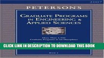 [PDF] Grad Guides BK5: Engineer/Appld Scis 2007 (Peterson s Graduate Programs in Engineering