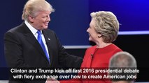 Clinton, Trump spar over plans for US economy