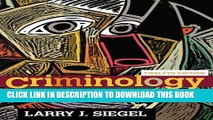[PDF] Criminology: Theories, Patterns, and Typologies Full Online