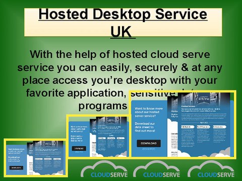 Cloud Hosted Desktop Solutions