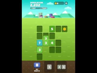 My Little Town Number Puzzle Game iOS Gameplay