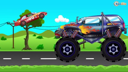 Car cartoon for children - Racing Cars - Hurricane Race - Videos & Cartoons for kids. Episode 77