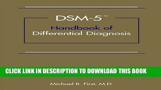 Collection Book DSM-5TM Handbook of Differential Diagnosis