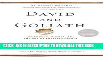New Book David and Goliath: Underdogs, Misfits, and the Art of Battling Giants