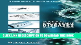 Collection Book Control of Communicable Diseases Manual