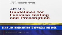 Collection Book ACSM s Guidelines for Exercise Testing and Prescription