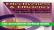 Effectiveness   Efficiency: Random Reflections on Health Services Paperback