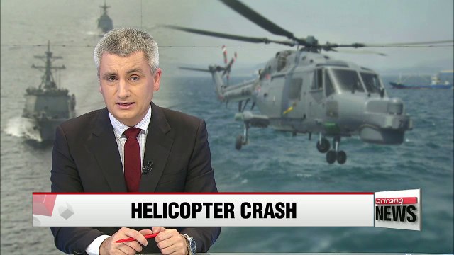 Three Navy personnel missing after chopper crashed into East Sea