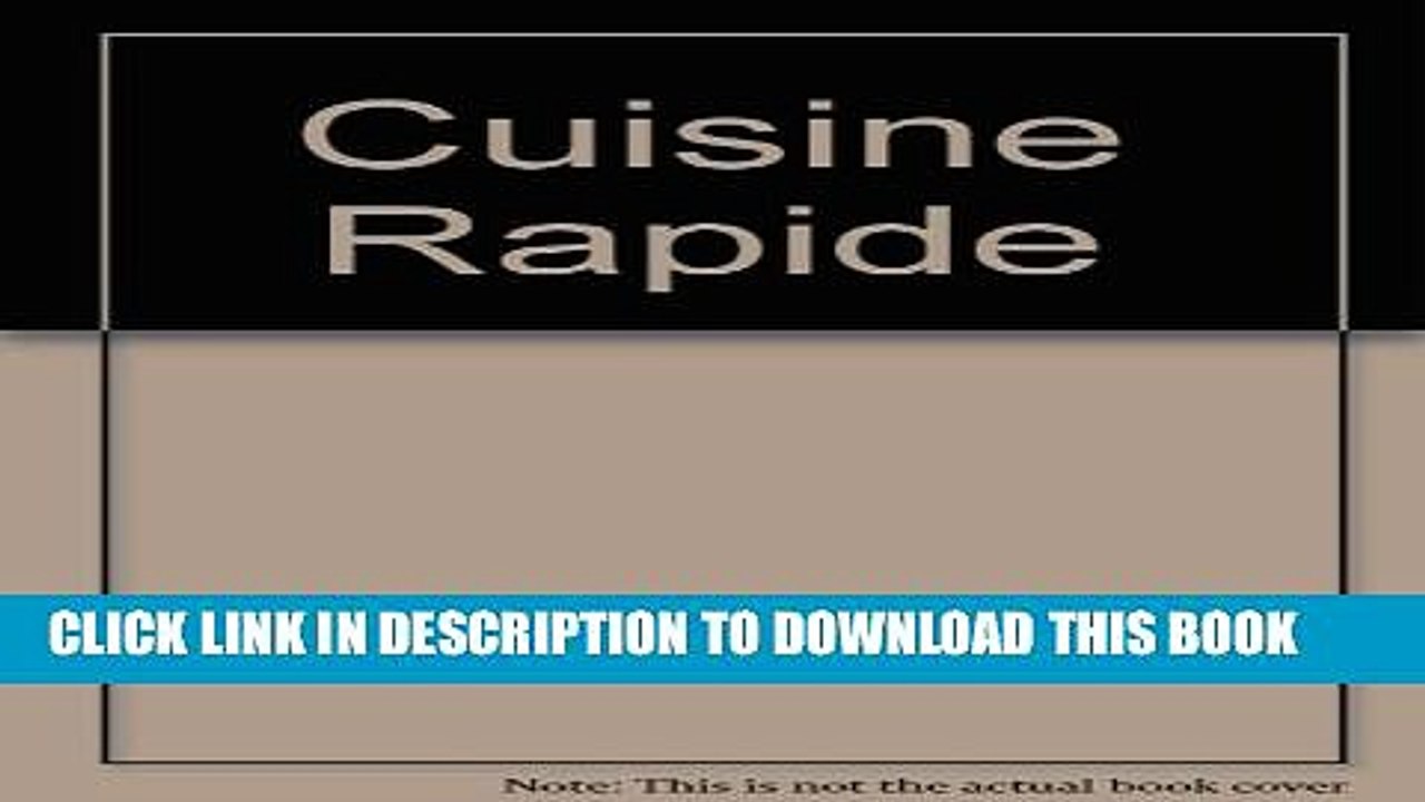 [PDF] Cuisine Rapide Popular Online