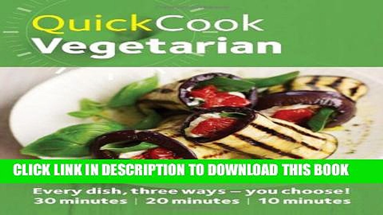[PDF] Quick Cook Vegetarian (Hamlyn Quickcook) Popular Online