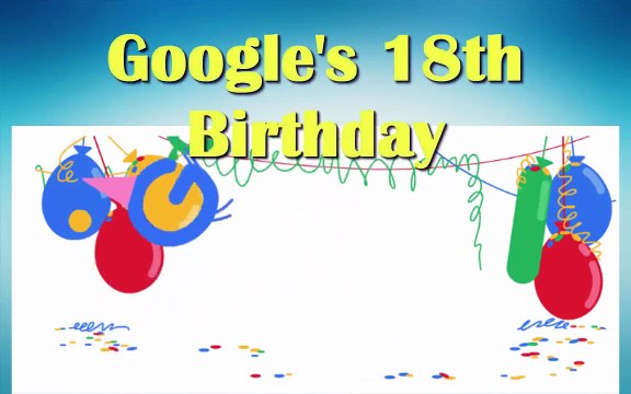 Doodle - 18 Aniversario de Google