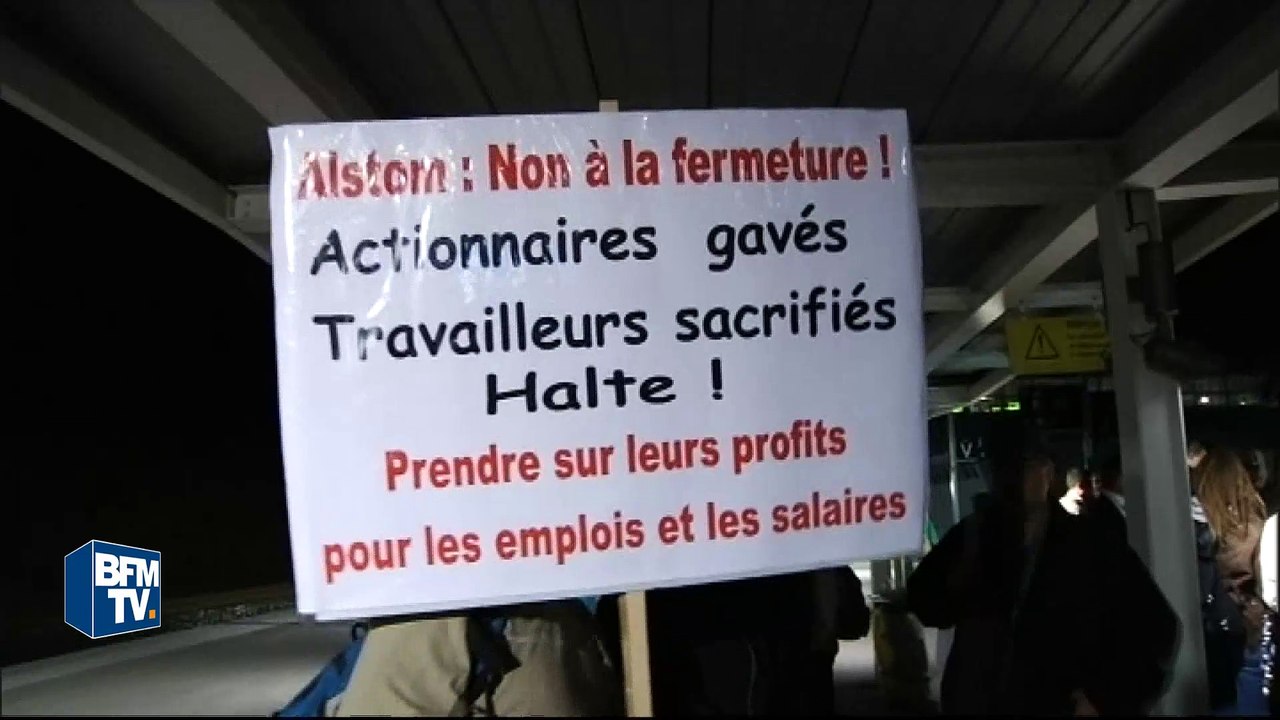 Les salariés d'Alstom en route pour Paris pour dire "non" à la fermeture de Belfort