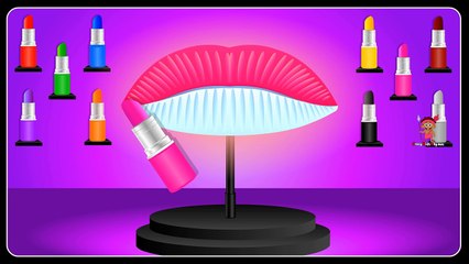 Learn Colors with Surprise Lip Stick | Colours to Kids Children Toddlers Baby Lip Stick Videos