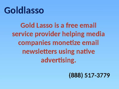Monetize Email Newsletter Service with Goldlasso