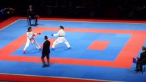 European Championships 2016, kumite female -50 Kg bronze medal match, Jovic MNE vs Milivojcevic SRB